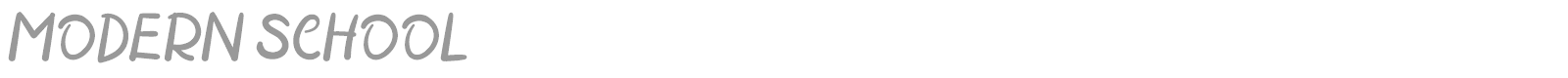 Modern School font preview
